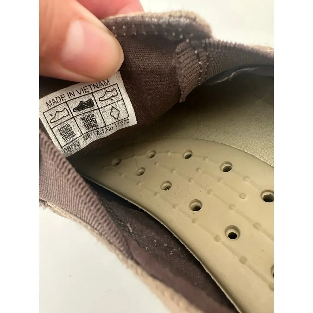 Crocs Men's Walu Canvas Slip-On Loafers Khaki - Size M9